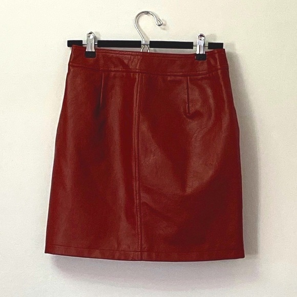 ONLY Abigail Leather Miniskirt - Picture 4 of 7